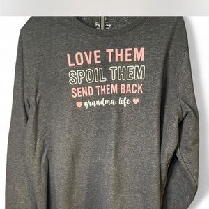 Dark Gray Graphic Sweatshirt
